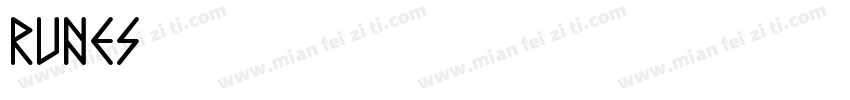 RUNES 字体字体转换